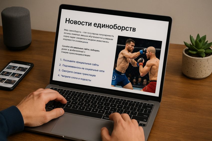 Как быть в курсе событий мира единоборств